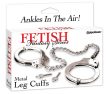 Metal Leg Cuffs Silver fém lábbilincs BDSM játékhoz