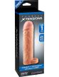 Pipedream Fantasy X-tensions Perfect 1 inch Extension With Ball Strap- Élethú, heregyűrűs dildó 