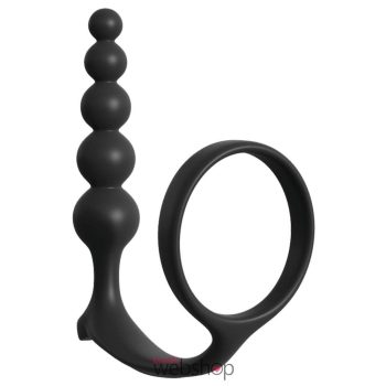   Pipedream Anal Fantasy Collection Ass-Gasm Cockring Anal Beads- Péniszgyűrűs prosztata masszírozó