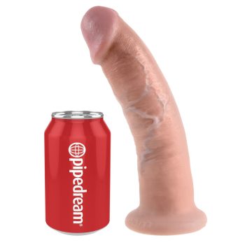   King Cock 9" Cock Light - 22,8 cm bőrszerű tapintású dildo