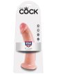 King Cock 9" Cock Light - 22,8 cm bőrszerű tapintású dildo