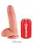 Pipedream King Cock 7 inch Cock With Balls Flesh- Letapasztható, herés dildó 16-20cm