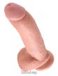 Pipedream King Cock 9 inch Cock With Balls Flesh- Herés, letapasztható dildó 26-30cm