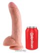 Pipedream King Cock 9 inch Cock With Balls Flesh- Herés, letapasztható dildó 26-30cm