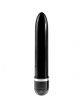King Cock 6 inch Vibrating Stiffy Black - Fekete élethű vibrátor 