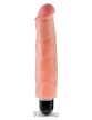 King Cock 7 inch Vibrating Stiffy Flesh- Realisztikus vibrátor 