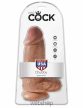 Pipedream King Cock Chubby- Bőrszerű tapintású, letapasztható dildó 21-25cm