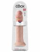 King Cock 14" Cock - Flesh- Bőrszerű, letapasztható dildó 31-35cm