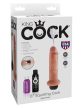 6" Squirting Cock Light - rugalmas dildó spriccelőtartállyal