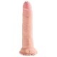King Cock Triple Density 7" Cock - Flesh- Bőrszerű, tapadókorongos dildó 16-20cm