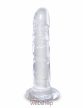 Pipedream King Cock Clear 6" Cock- Áttetsző, letapasztható dildó 16-20cm
