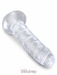 Pipedream King Cock Clear 6" Cock- Áttetsző, letapasztható dildó 16-20cm