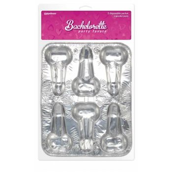   Pipedream Bachelorette Party Favor Disposable Pecker Cake Pans- Pénisz formájú sütőforma 