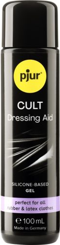 pjur® CULT - 100 ml bottle -ápolja és kondicionálja a bőrt és latexet