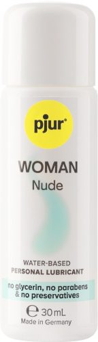 pjur Woman Nude 30 ml – extra kímélő, glicerinmentes vízbázisú síkosító nőknek