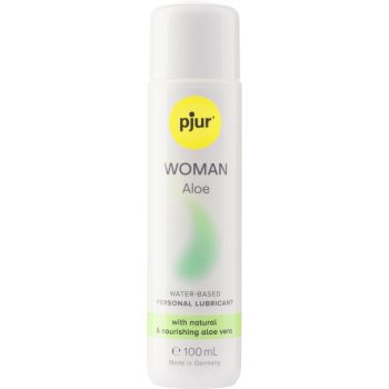   pjur WOMAN Aloe 100ml - Vízbázisú síkosító az Aloe Vera hidratáló hatásával
