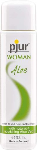 pjur WOMAN Aloe 100ml - Vízbázisú síkosító az Aloe Vera hidratáló hatásával