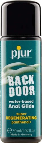 pjur BACK DOOR Regenerating Anal Glide Bottle 30 ml - Vízbázisú regeneráló anál síkosító