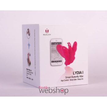   Realov - Lydia I Smart Butterfly Vibe Pink - Rózsaszín, Applikációs pillangóvibrátor
