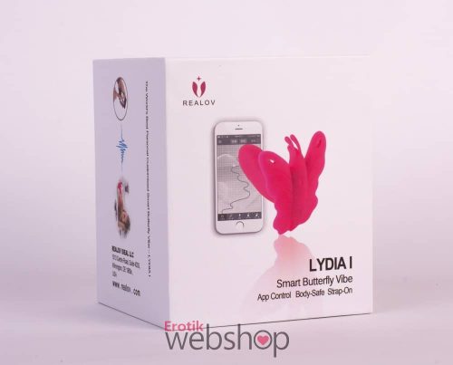 Realov - Lydia I Smart Butterfly Vibe Pink - Rózsaszín, Applikációs pillangóvibrátor