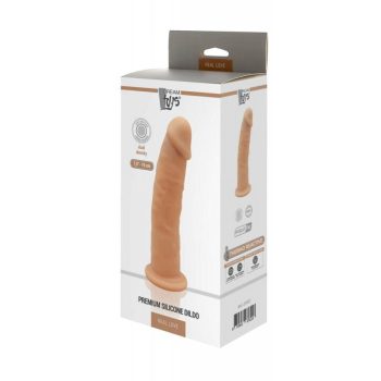   Dream Toys Real Love Dildo 7.5 inch Flesh - Letapasztható élethű dildó