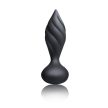 Rocks-Off - Desire - Black - vizálló, távirányítós, vibrátoros anál plug