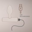 NOVA Solaris Black – 16 rezgéses, vékony vibrációs anál plug – fekete