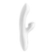 Satisfyer - Pro + G-Spot - G-pontos, léghullámos csiklóizgatós vibrátor - fehér