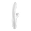 Satisfyer - Pro + G-Spot - G-pontos, léghullámos csiklóizgatós vibrátor - fehér