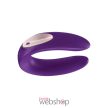 Satisfyer Double Plus Remote- Pároknak ajánlott, szeretkezés közben is használható párvibrátor, lila