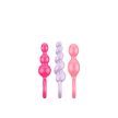 A Satisfyer Booty Call (Set of 3) Coloured - 3 részes análsor szett biztonságos darabokat tartalmaz.