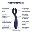 Satisfyer Endless Fun (Blue)- Akku, vízálló, bőrbarát, párvibrátor ( Kék)