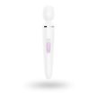 Satisyfer - Wand-er Woman (white/chrome) - Fehér, vízálló wand