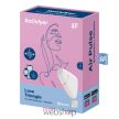 Satisfyer Love Triangle (White)- Vízálló, app-vezérelt