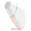 Satisfyer Love Triangle (White)- Vízálló, app-vezérelt
