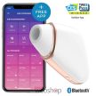 Satisfyer Love Triangle (White)- Vízálló, app-vezérelt