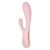 Satisfyer - Mono Flex (Mauve) app-vezérelt, csiklóizgatós, g-pontos, vízálló vibrátor, 2 motorral