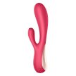 Satisfyer - Mono Flex (Red) app-vezérelt, csiklóizgatós, g-pontos, vízálló vibrátor, 2 motorral