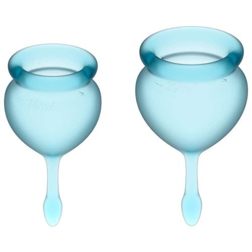 Satisfyer Feel good Menstrual Cup (light blue)- Menstruációs kehely 