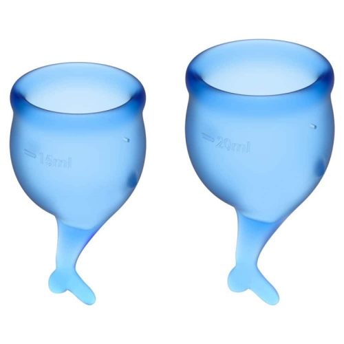Satisfyer Feel secure Menstrual Cup (dark blue)- Menstruációs kehely