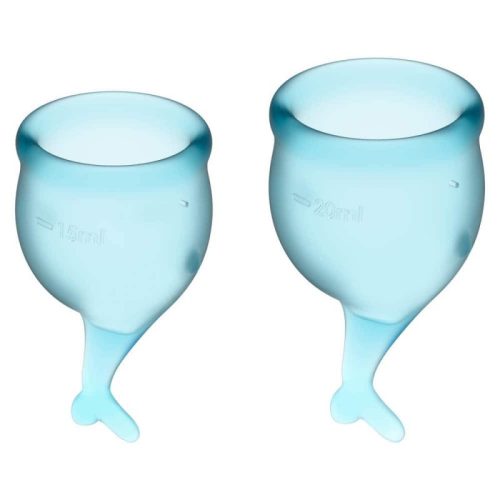 Satisfyer Feel secure Menstrual Cup (light blue)- Mentruációs kehely