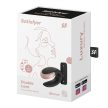 Satisfyer - Double Love (Black) - Applikációs, távirányítós, prémium kategóriás párvibrátor - fekete