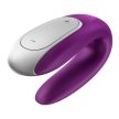 Satisfyer Double Fun (Violet) - App-vezérelt, Távirányítós, vízálló párvibrátor - lila