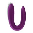 Satisfyer Double Fun (Violet) - App-vezérelt, Távirányítós, vízálló párvibrátor - lila