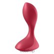 Satisfyer Backdoor Lover red- 12 rezgési funkciós, anális vibrátor - doboz/öko csomagolás