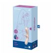 Satisfyer - Hot Lover Champagne - Melegítős, applikációs, G-pontos Prémium vibrátor - pezsgőszín
