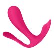 Satisfyer - Top Secret+ pink - csiklóizgatós, vízálló, g-pontos, távirányítós, app-vezérelt vibrátor