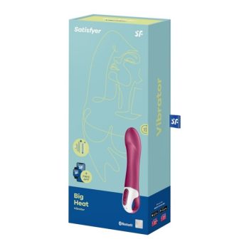   Satisfyer Big Heat - Applikációs, 40°C-ra felmelegíthető, klasszikus G-pontos vibrátor