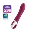 Satisfyer Big Heat - Applikációs, 40°C-ra felmelegíthető, klasszikus G-pontos vibrátor