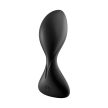 Satisfyer Trendsetter Black – app vezérelt vibrációs anál plug, fekete
